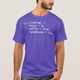 Programmer Headphones code T-Shirt