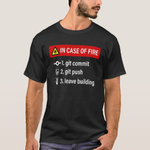 Programmer Joke Web Software Developer Git Commit  T-Shirt