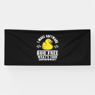 Programmer Make Software Bug Free Banner