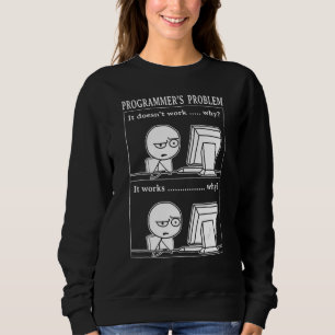 Programmer Problem It Works Computer Software Engi Sweatshirt