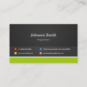 Programmer - Professional and Premium Business Card