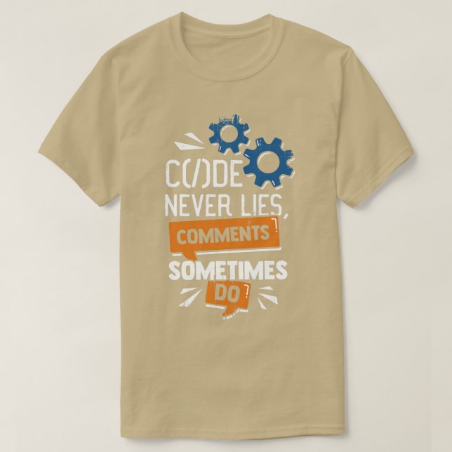 Programmer Programming Debugging Code Coder Gift T-Shirt (Design Front)