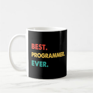 Programmer Retro Best Programmer Ever  Coffee Mug
