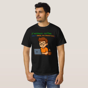 Programmer T-Shirt – Error 404 Productivity