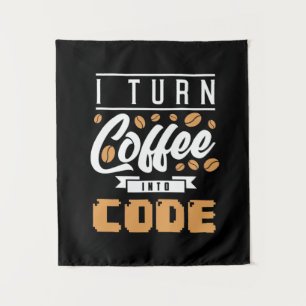 Programmer Turn Coffee Into Code Tapestry