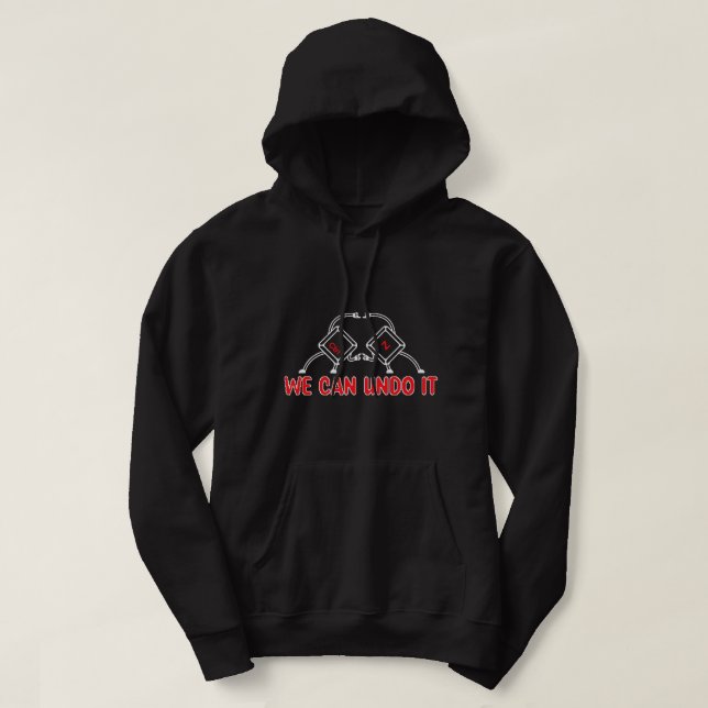 Programmer We Can Undo It Ctrl Z Computer Software Hoodie (Design Front)
