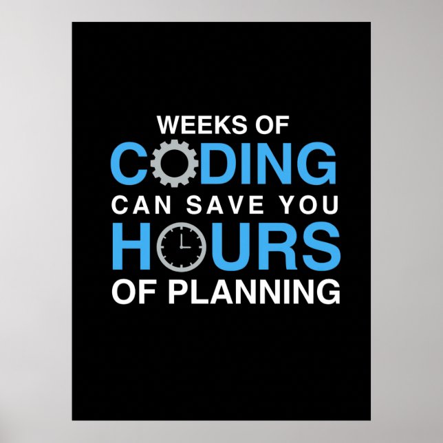 Programmer Weeks Of Coding Poster (Front)