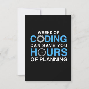 Programmer Weeks Of Coding RSVP Card