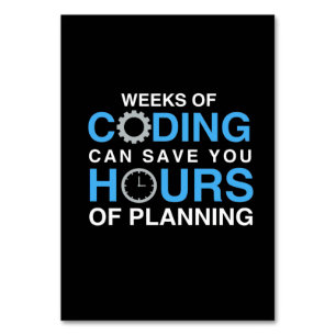 Programmer Weeks Of Coding Table Number