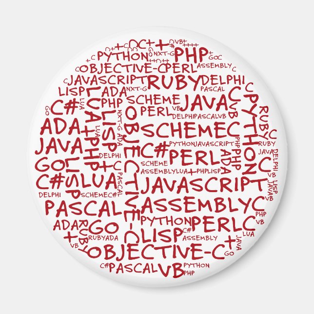 Programmers Have Multiple Programming Skills Magnet (Front)