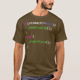 Programmers Way Of Ordering Pizza 26684839 T-Shirt