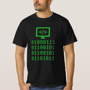 Programming Binary Code Coding Gift T-Shirt