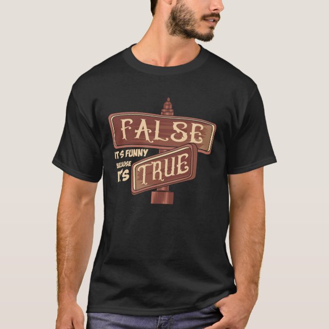 Programming Coder True False T-Shirt (Front)