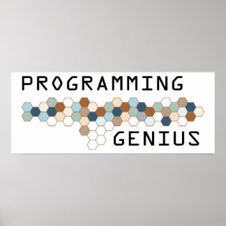 Programming Genius Poster