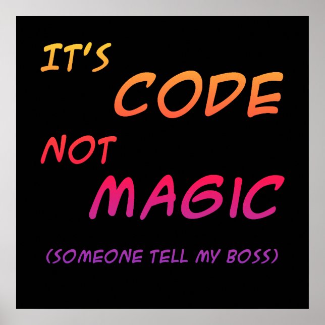 Programming Humour Poster (Front)