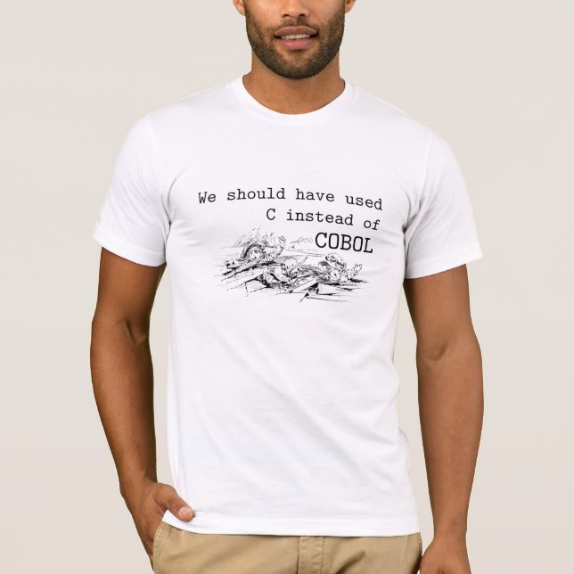 Programming in COBOL T-Shirt (Front)