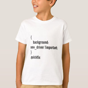 Programming joke for new drivers T-Shirt