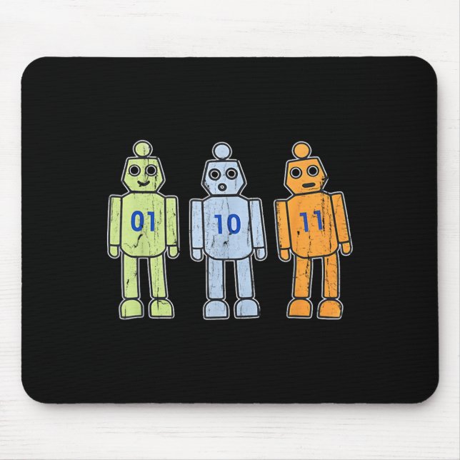Programming Robot 01 10 11 Mouse Pad (Front)