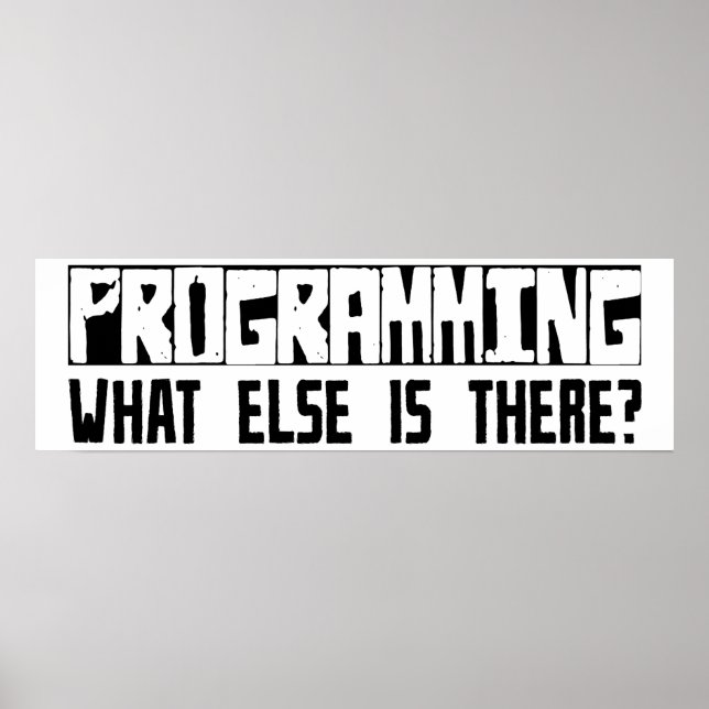 Programming What Else Is There? Poster (Front)