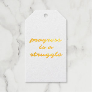 Progress Foil Gift Tag