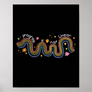 Progress Is Not Linear Sped Ed Special Education T Poster
