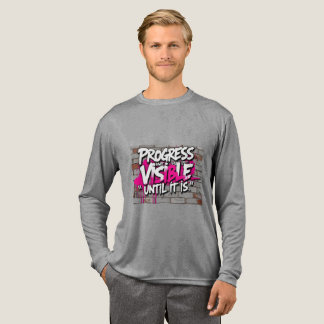 Progress Isn’t Visible Until It Is – Keep Going Mo Tri-Blend Shirt
