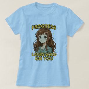 Progress Looks Good on You Anime Tee