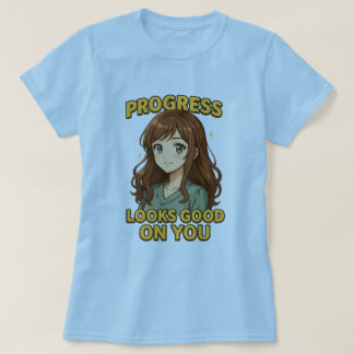 Progress Looks Good on You Anime Tee