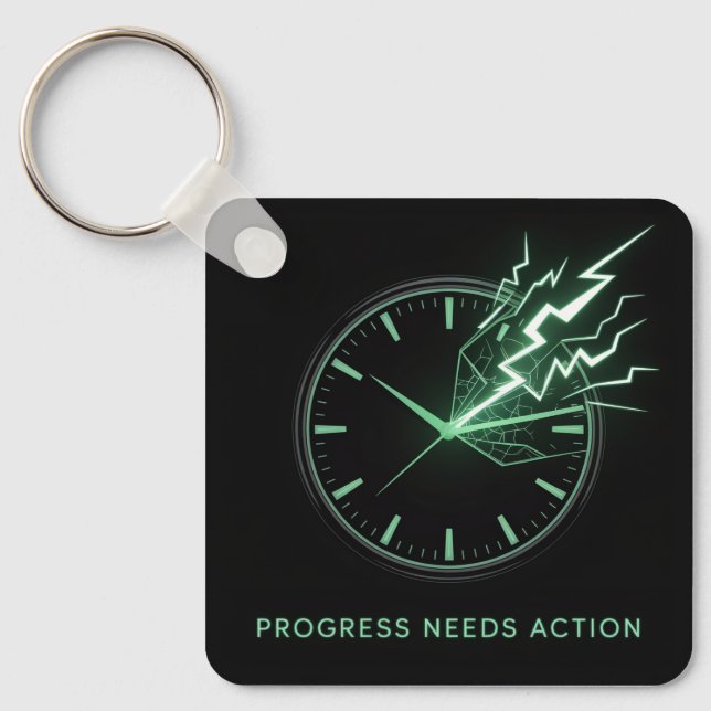 Progress Needs Action Key Ring (Front)