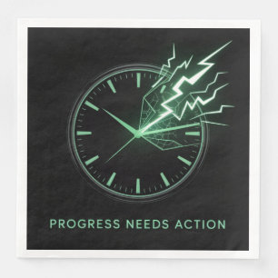 Progress Needs Action Napkin