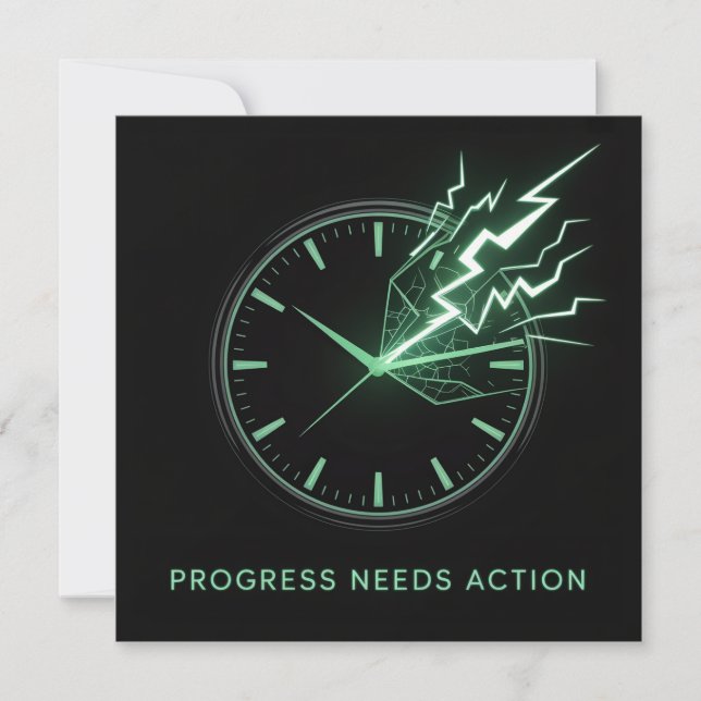 Progress Needs Action Save The Date (Front)