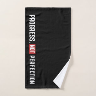 Progress Not Perfection Gym Workout Towel