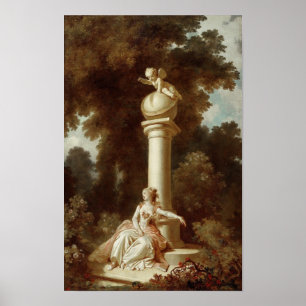 Progress of Love (Right Panel) – Fragonard Poster