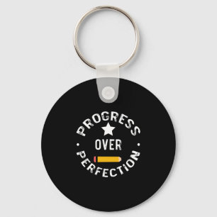 Progress Over Perfection Back To School Teacher Key Ring
