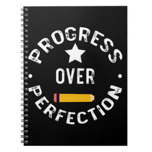 Progress Over Perfection Back To School Teacher Notebook