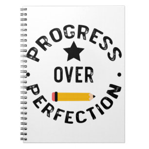Progress Over Perfection Back To School Teacher Notebook