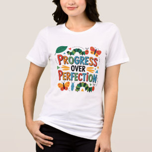 Progress Over Perfection Back to School Tri-Blend Shirt