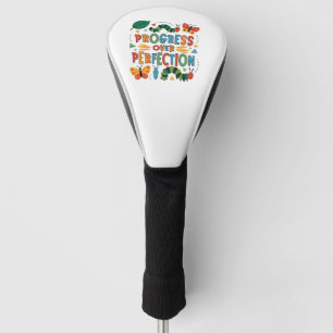 Progress Over Perfection Kndergarten Bugs Golf Head Cover