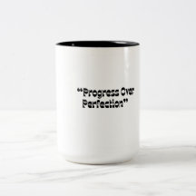 Progress Over Perfection Mug – Daily Growth Remind