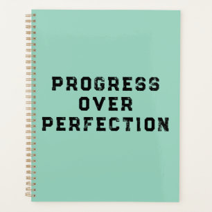 Progress Over Perfection  Planner