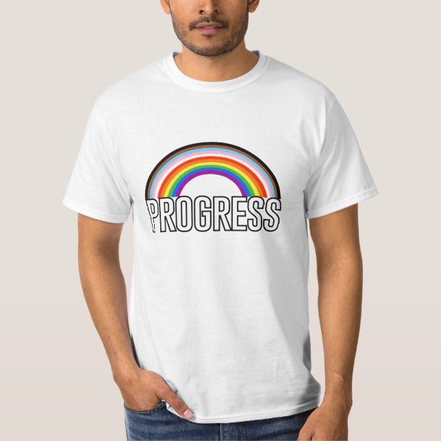 Progress Pride Arc T-Shirt (Front)