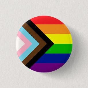 Progress Pride Flag Badge