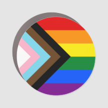 Progress Pride Flag Circle