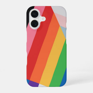 Progress Pride Flag Design – Inclusive LGBTQ+ iPhone 16 Case