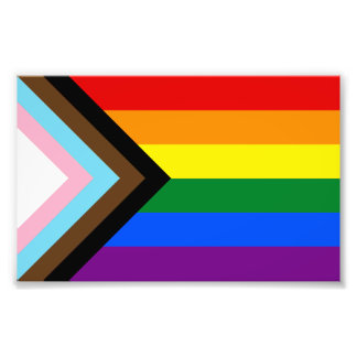 Progress Pride Flag LGBTQ+ Photo Print