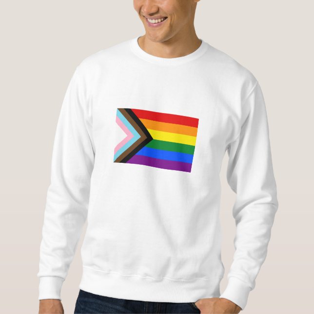 Progress Pride Flag Sweatshirt (Front)