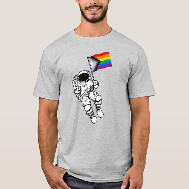 Progress Pride Moonman T-Shirt (Front)