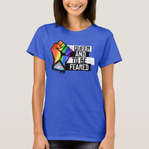 Progress Pride: Queer and to be Feared T-Shirt