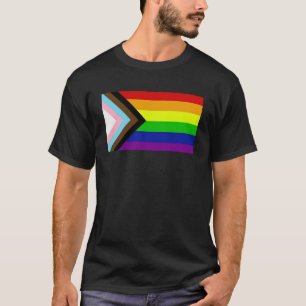 Progress Pride Rainbow Flag For Inclusivity 1 T-Shirt