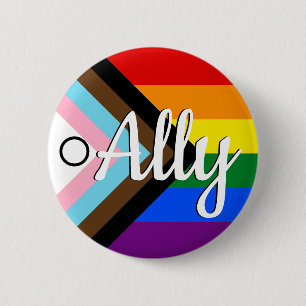 Progress Pride w I circle Ally Button
